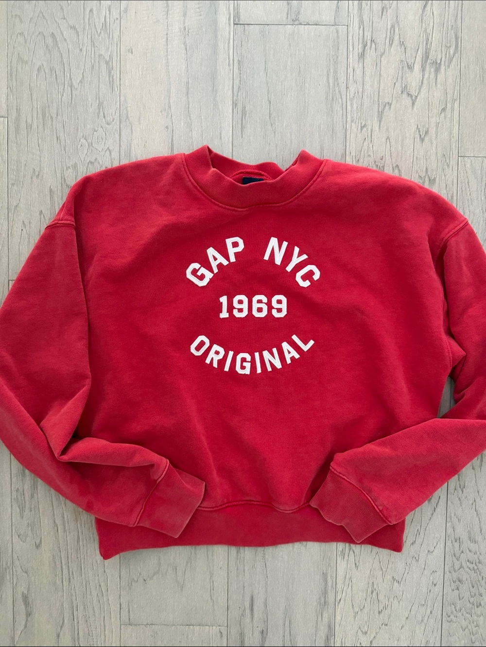 GAP NYC 1969 Original Red Crewneck Sweatshirt